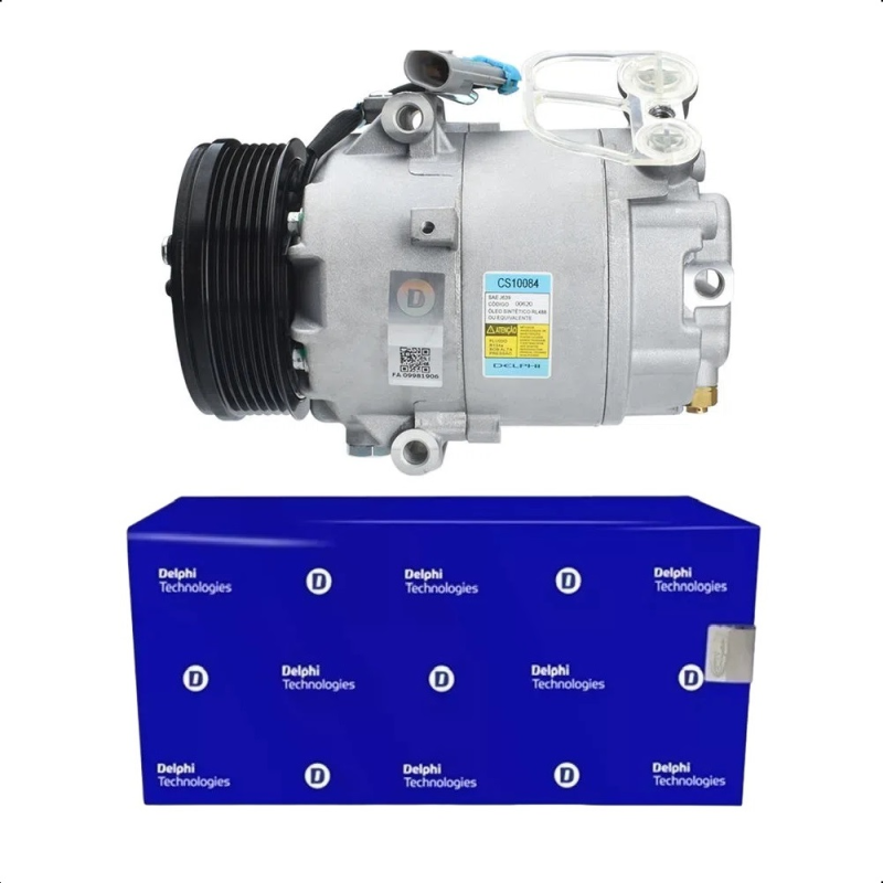 Compressor Ar Condicionado Gm Zafira 2.0 8/16v 2001 Em Diante Delphi